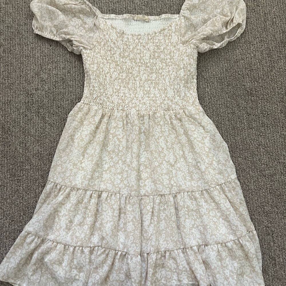 Altar’d State Cream and White Dress